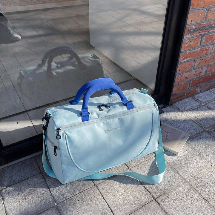 Sporty Duffel Bag With Versatile Compartments Bowlift