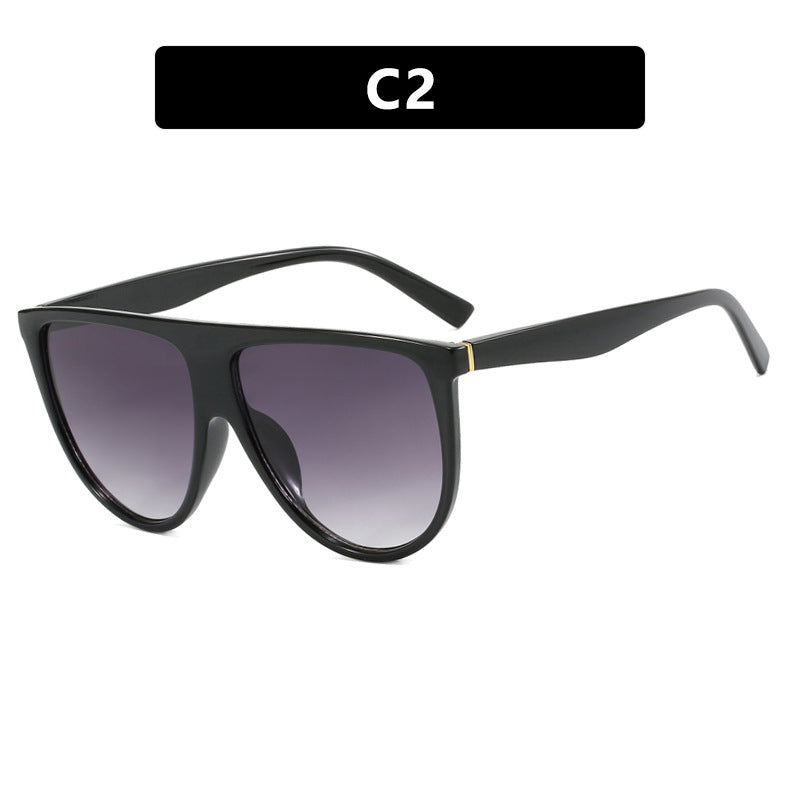 Ladies trendy oversized sunglasses with stylish transparent frame Bowlift