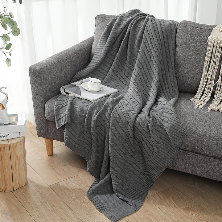Home Cozy Knitted Throw