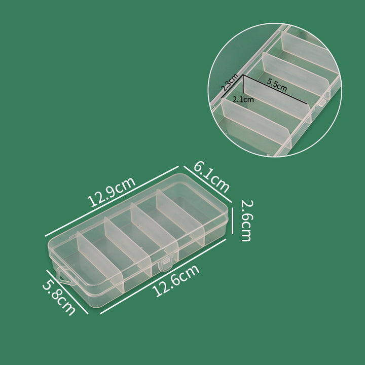 Clear Multi-Compartment Storage Case Bowlift