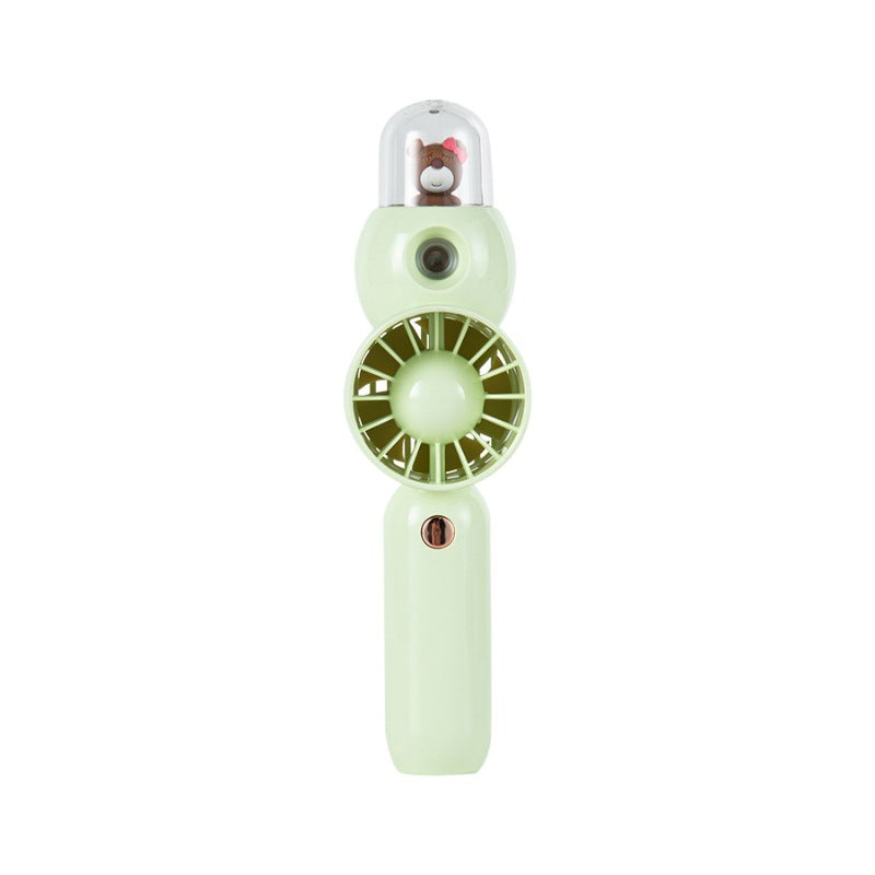 Unisex Portable Hand Fan with Cute Animal Design Bowlift
