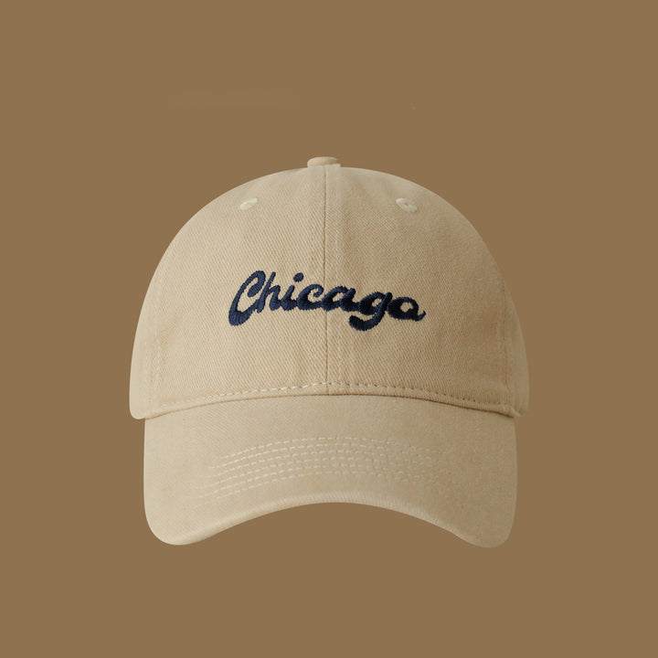 Vintage-Inspired Embroidered Cotton Baseball Cap
