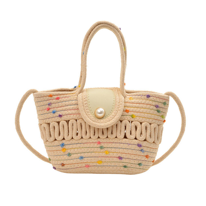WoCharming Woven Mini Tote Bag Bowlift