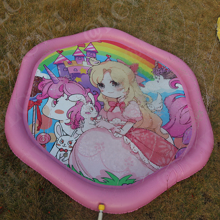 Unisex Water-Splash Play Mat Bowlift