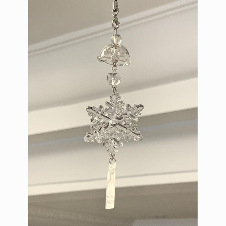 Decorative Crystal Snowflake Pendant Bowlift