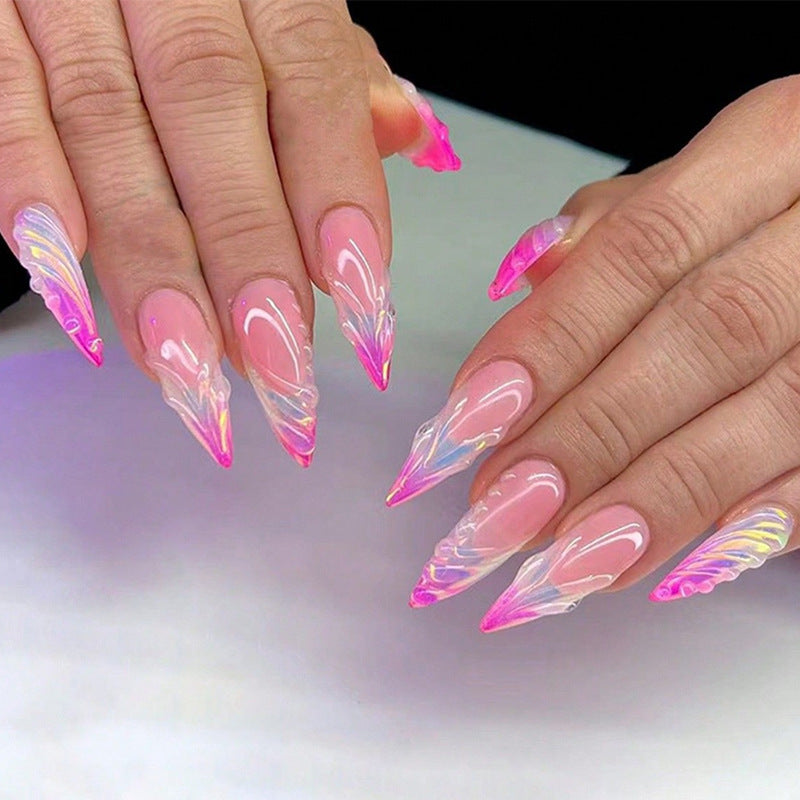 Artful Nail Tips in Modern Design Bowlift