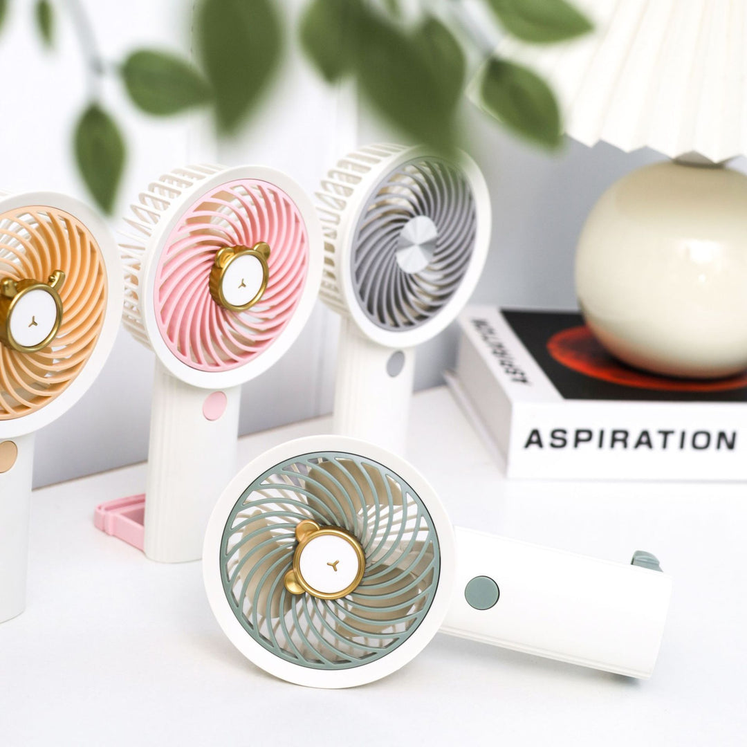 Unisex Portable Handheld Fan with Animal Design Bowlift