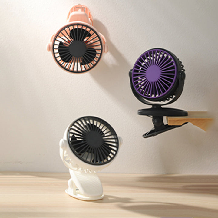 Women's Portable Clip Fan with Flexible Mount Bowlift