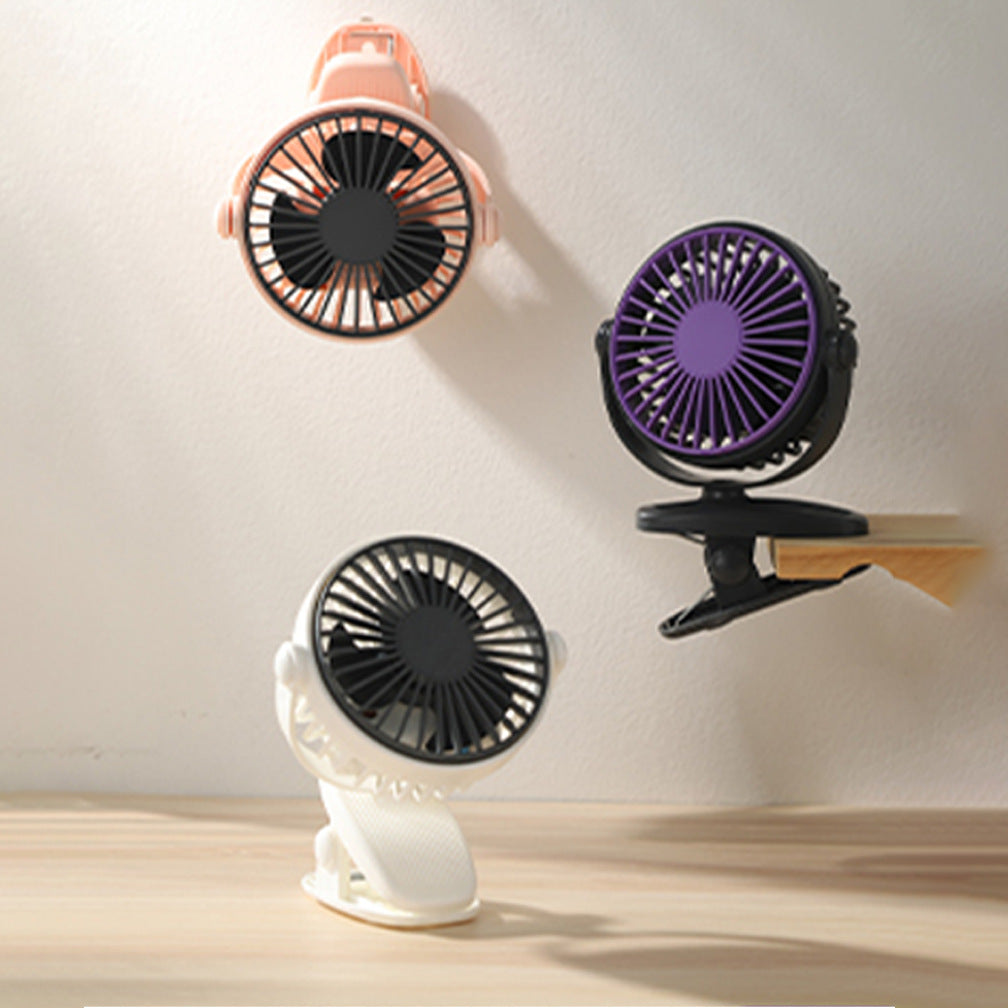 Clip-On Versatile Desk Fan Bowlift