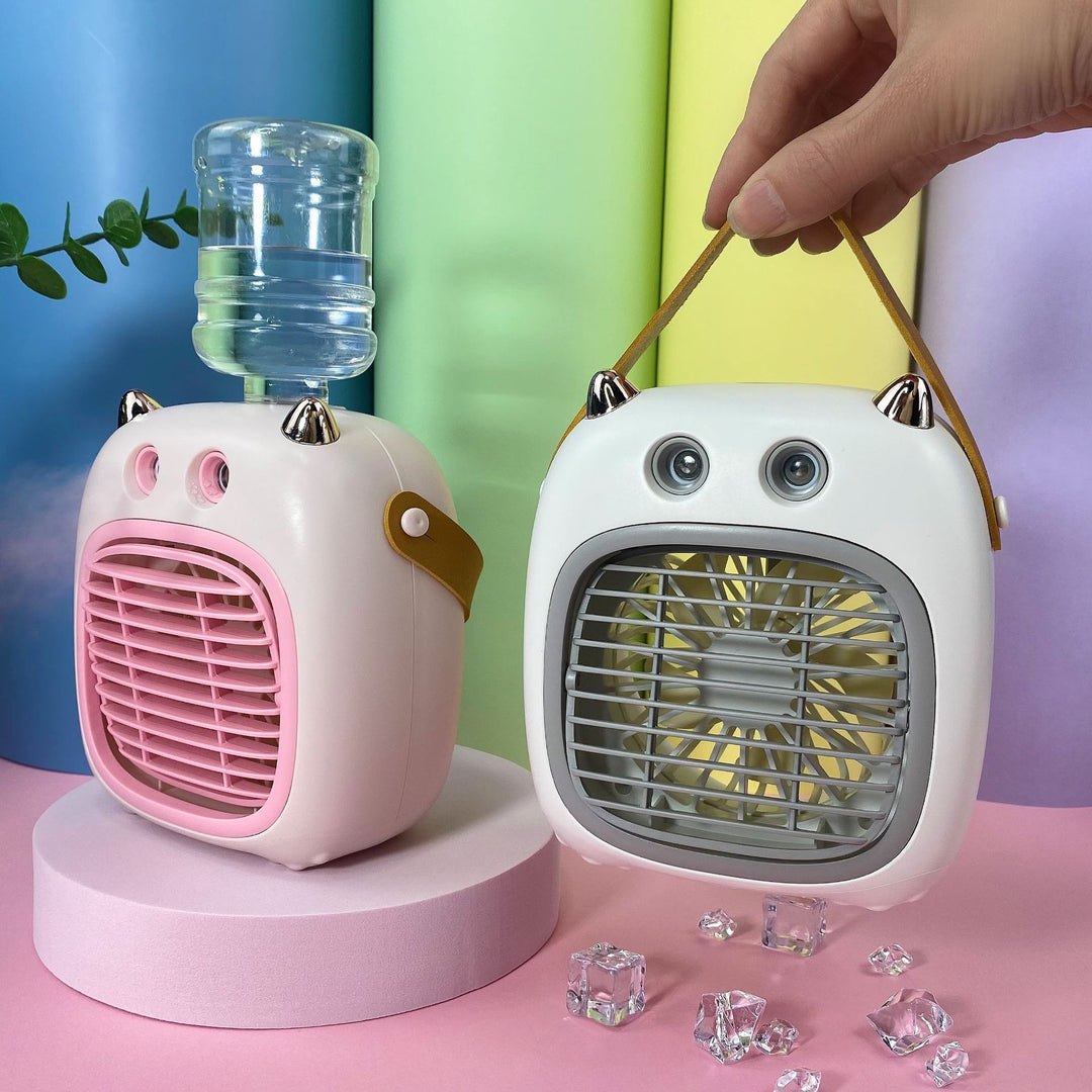 Ladies Portable Mini Humidifier Fan Bowlift