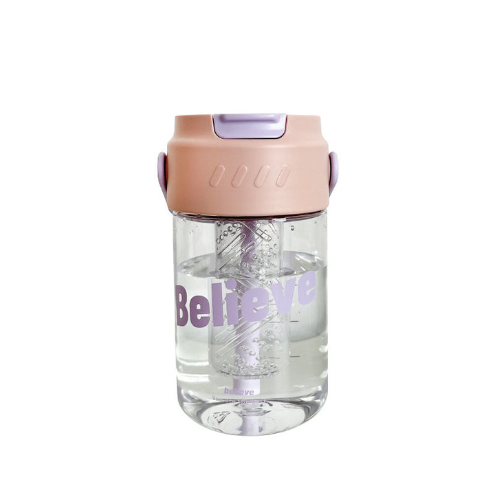 Ladies water bottle with fruit infuser Bowlift