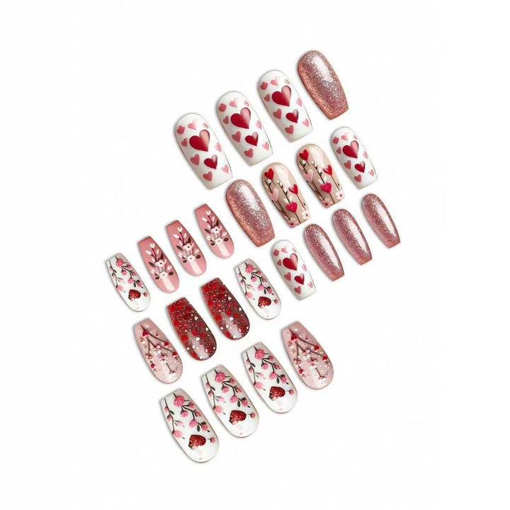 Artistic Floral Nail Art Bowlift