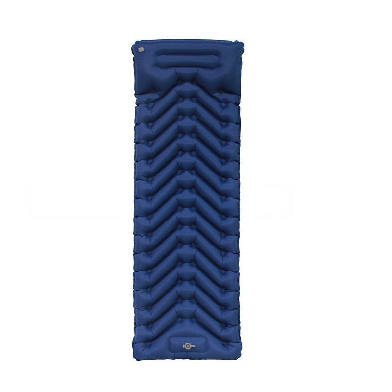 Inflatable sleeping pad with comfort zones Bowlift