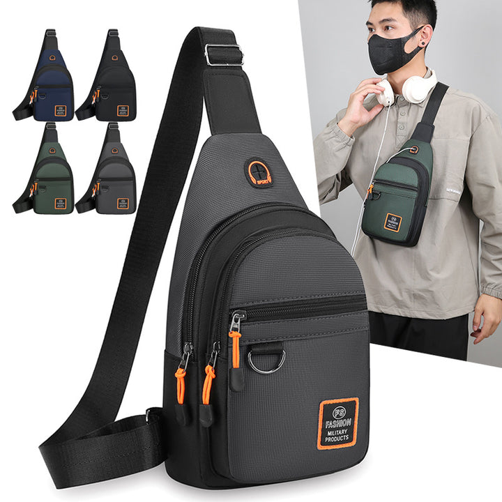 Military-Inspired Versatile Sling Bag Bowlift