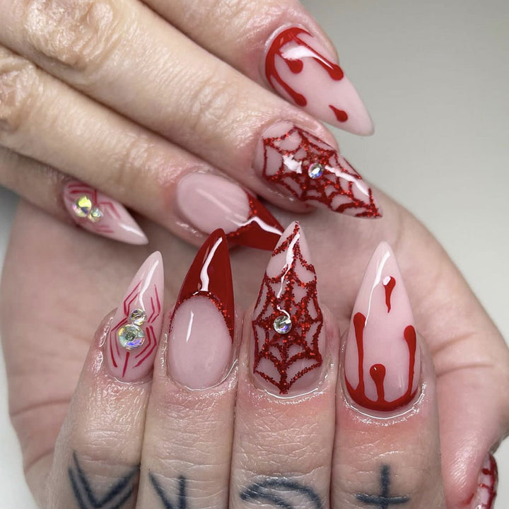 Halloween Themed 3D Decorative Nail Art Extensions Bowlift