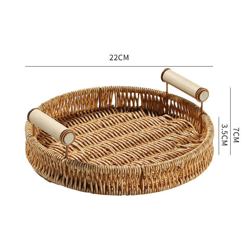 Decorative Rattan Serving Bowlift