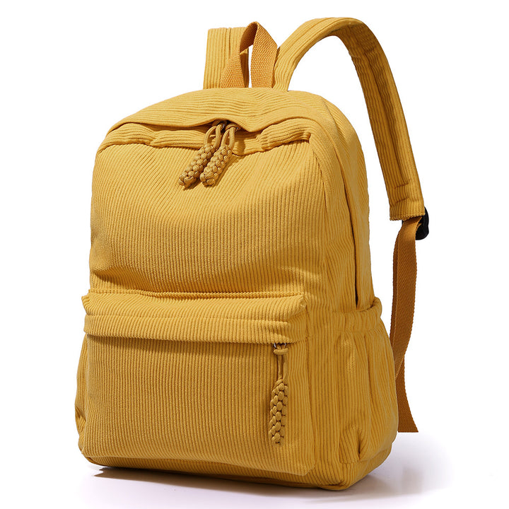 WoTextured Fabric Casual Backpack Bowlift