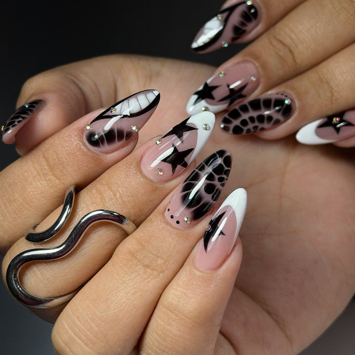 Artistic Nail Art Set with Unique Patterns Bowlift