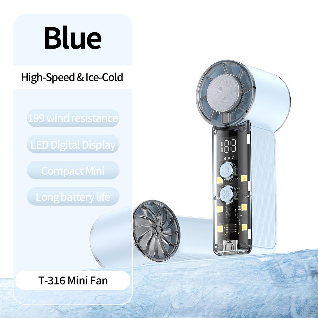 Unisex High-Performance Rechargeable Desktop Fan Bowlift