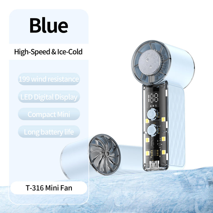 Unisex High-Performance Rechargeable Desktop Fan Bowlift