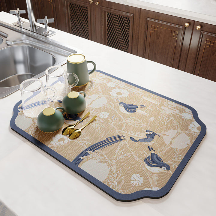 Unisex Decorative Kitchen Mat Bowlift