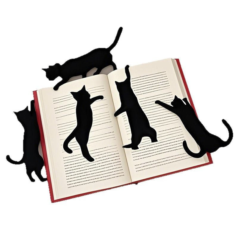 Cat-Themed Decorative Bookends