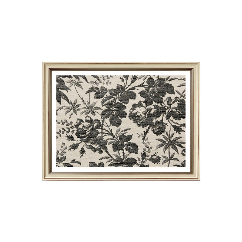 Elegant Gold Coated Flower Artwork
