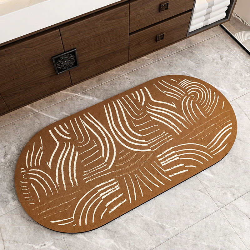 Decorative Bathroom Runner Mat Bowlift