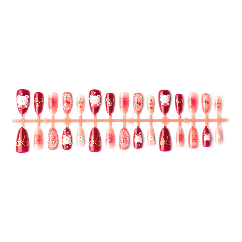 Creative Nail Art Set with Playful Designs Bowlift