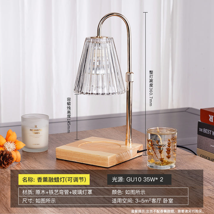 Classic Crystal Glass Desk Lamp