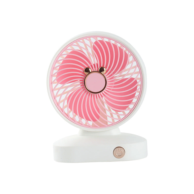 Ladies Portable Table Fan with Flexible Tilt Angle Bowlift