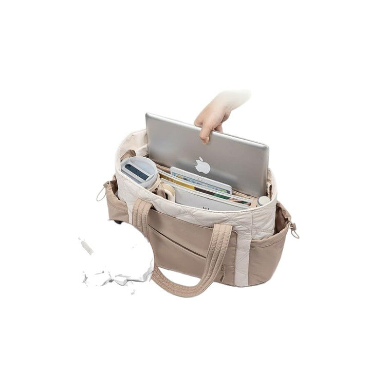 Stylish and Functional Tote Bag with Separate Cosmetic Bag Bowlift