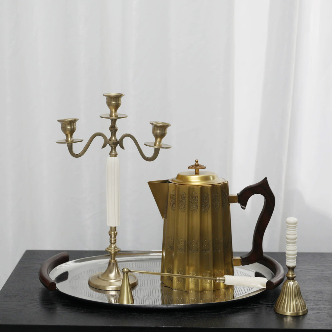 Elegant Brass Candleabra