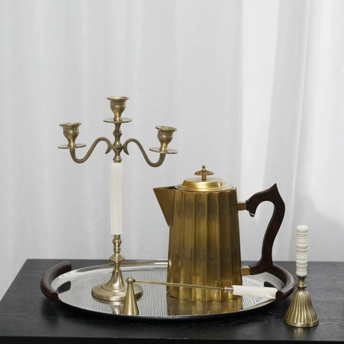 Elegant Brass Candleabra