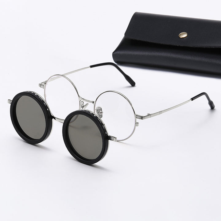 Women multifunctional sunglasses with removable lenses Bowlift