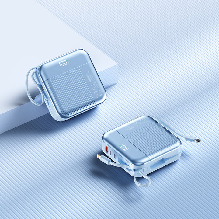 Portable power bank with high fast charging performance and digital display Bowlift