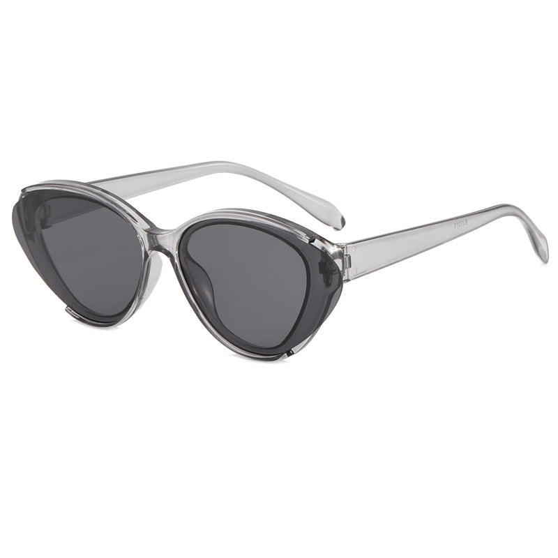 Women Oversized Sunglasses with Gradient Bowlift
