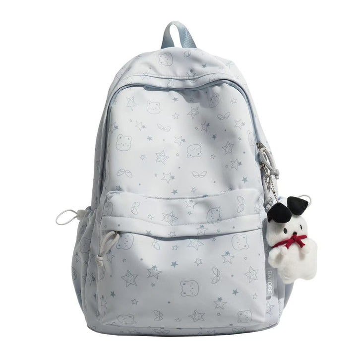 Multi-Pocket Character-Themed Backpack Bowlift