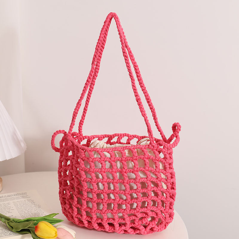 Airy mesh shoulder bag Bowlift