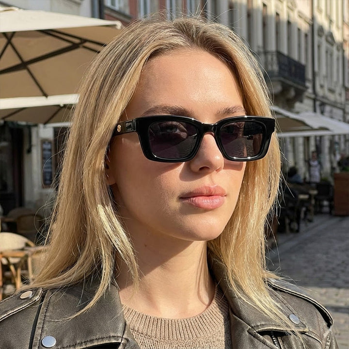 Women's Fashion Rectangular Sunglasses with UV Protection and High-Quality Frame Bowlift