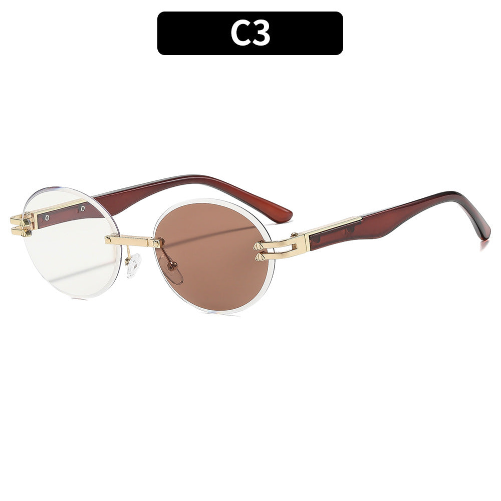Deluxe Round Frame Sunglasses