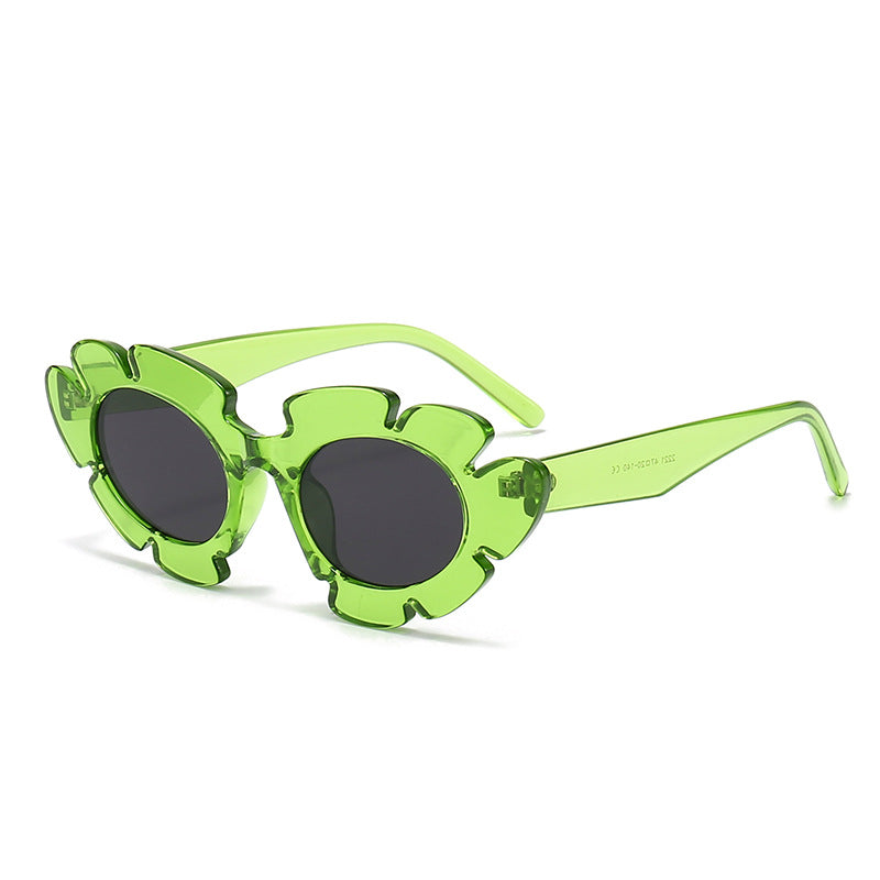 Women's flower-shaped sunglasses with high-quality UV protection Bowlift