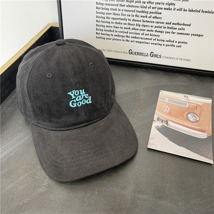 Women's Corduroy Graphic Baseball Cap Bowlift
