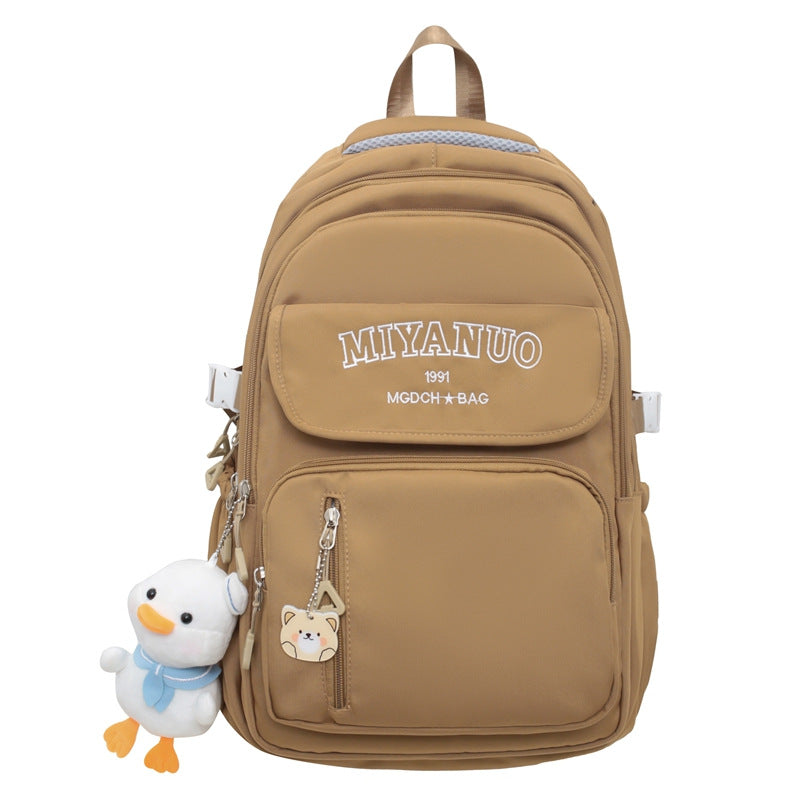 Multi-Pocket Casual School Backpack Bowlift