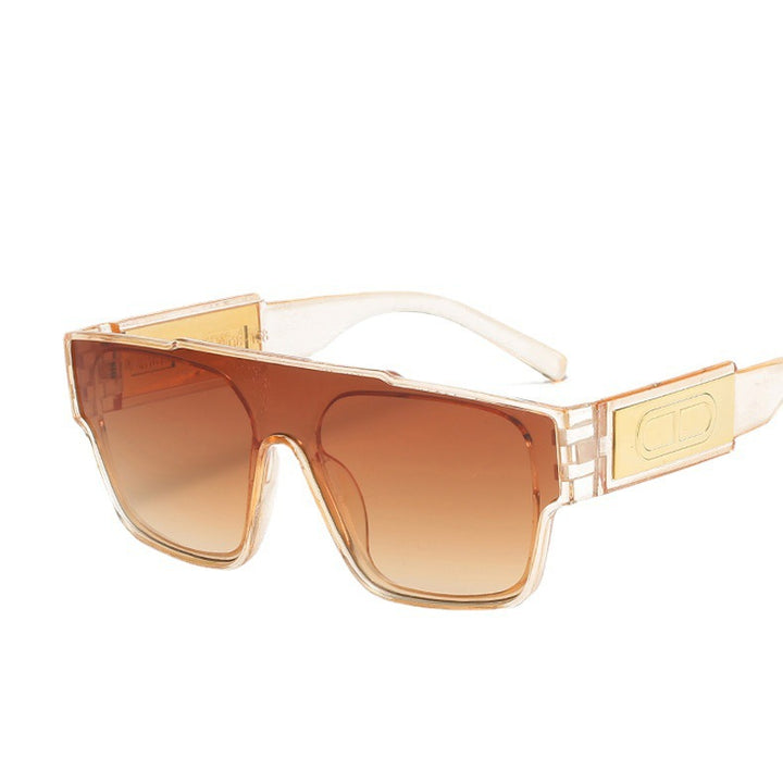 Women's Fashionable Oversized Shield Sunglasses in Extravagant Design Bowlift