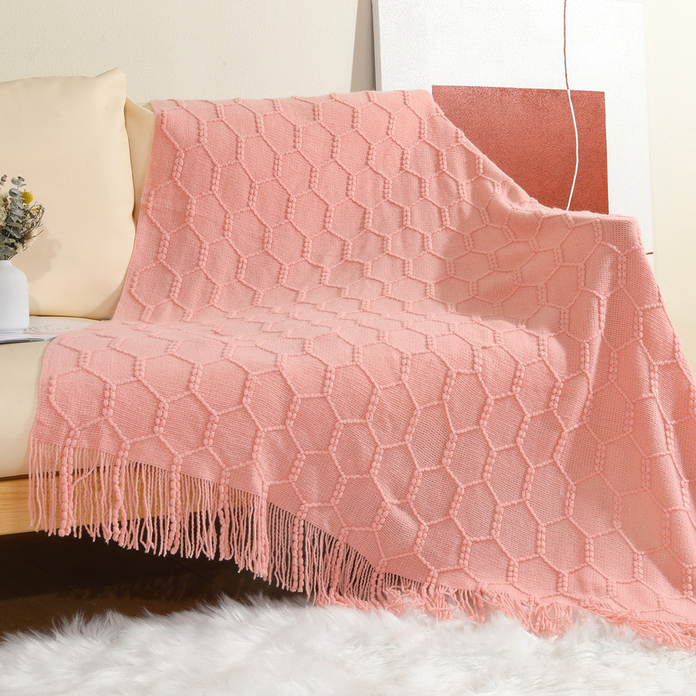 Decorative Knit Throw Blanket