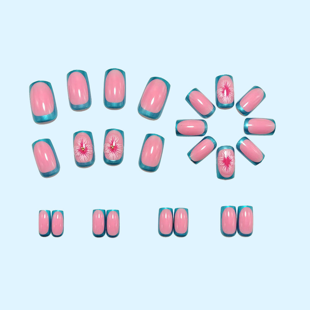 Creative nail art with floral applications Bowlift