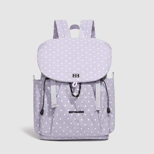 Polka Dot Patterned Drawstring Backpack