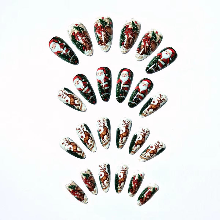 Christmas Art Nails Bowlift