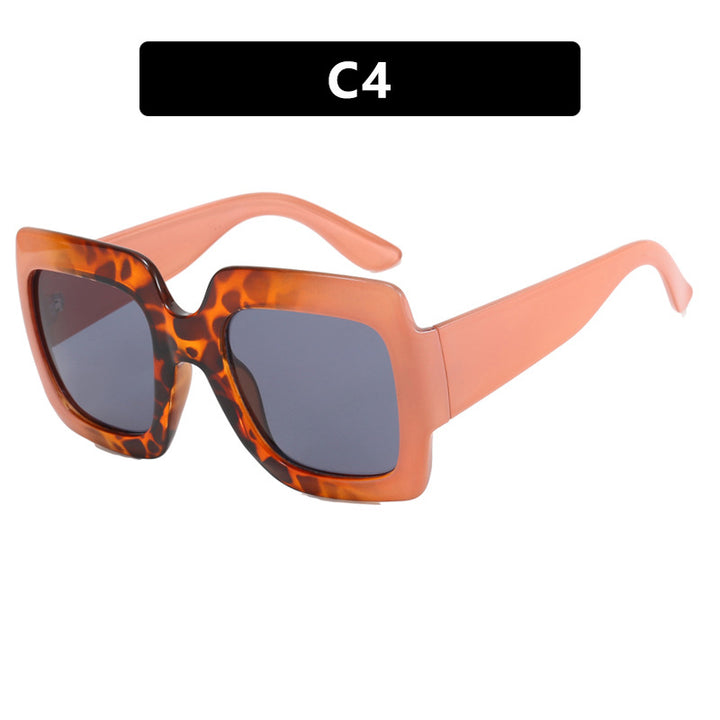 Women's oversized sunglasses with square frames and UV protection Bowlift